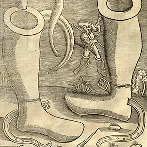 imagined military weapon using boots