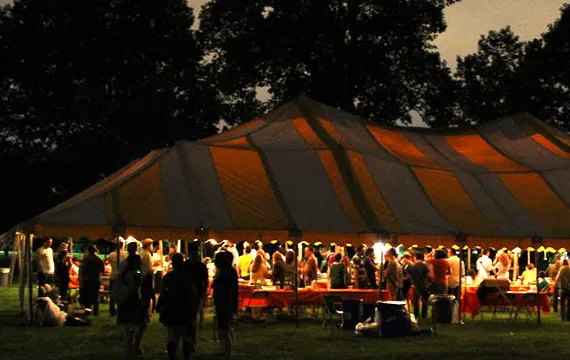 alumni tent