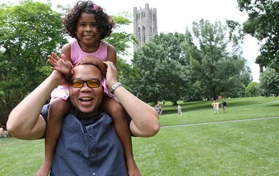 father and daughter