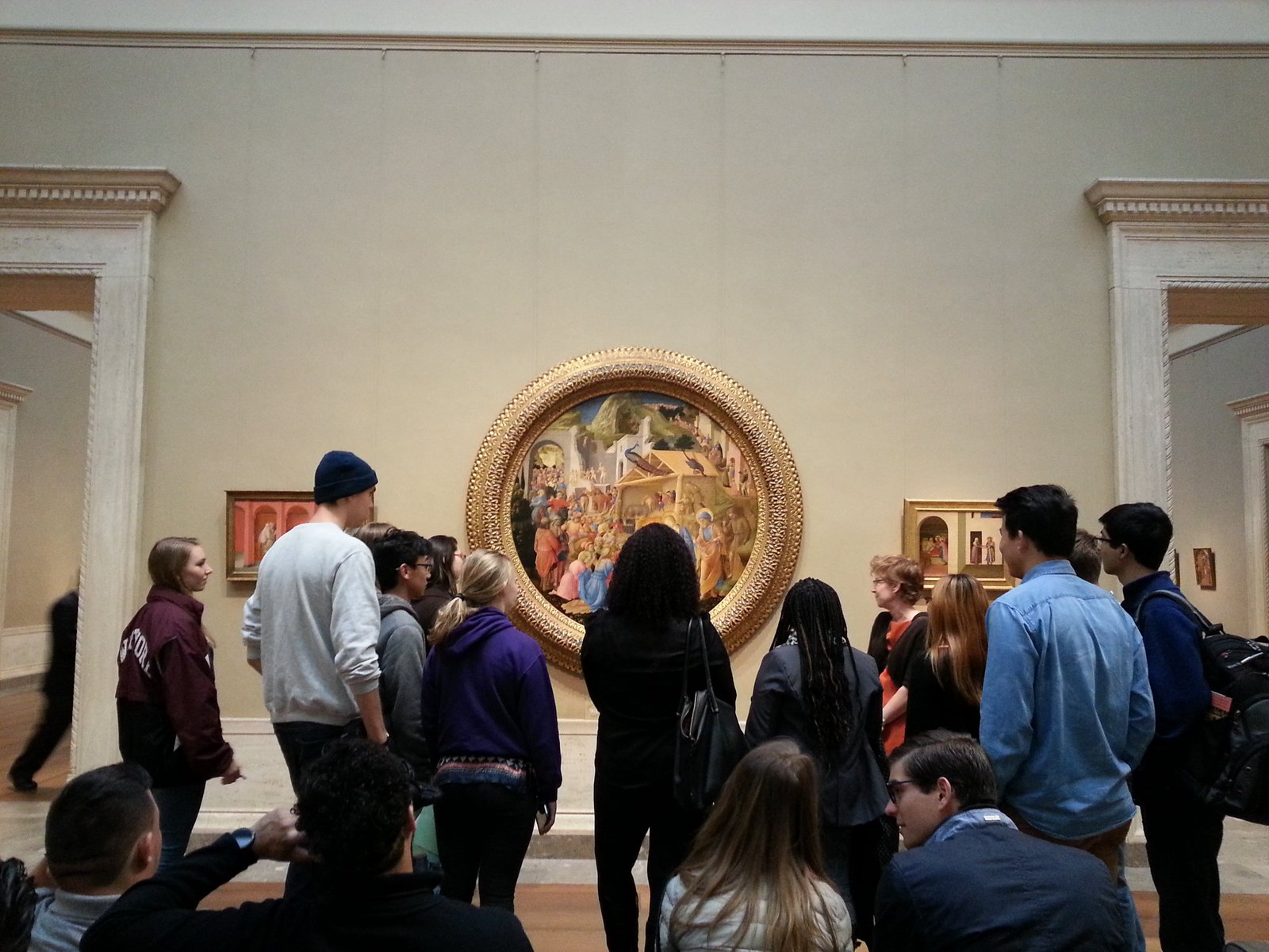 Class trip to National Gallery with Associate Professor Patricia Reilly