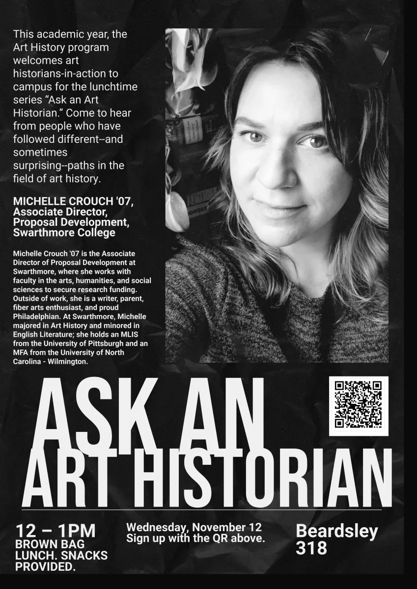 Ask an Art Historian series welcomes Michelle Crouch '07