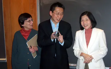 Professors Jeanne Marecek, Moon-Ho Jung, and Lillian Li