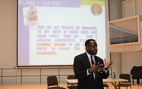 Keith Reeves, Associate Professor of Political Science and Center for Social and Policy Studies Director