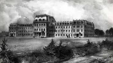 Parrish Hall circa 1866-1870