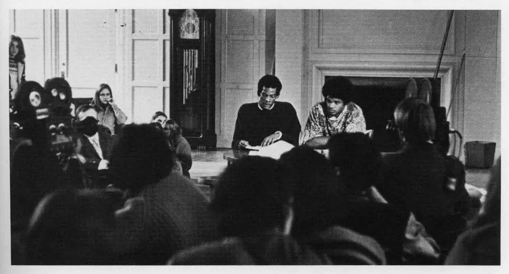 Clinton Etheridge Jr. '69 and Don Mizell '71