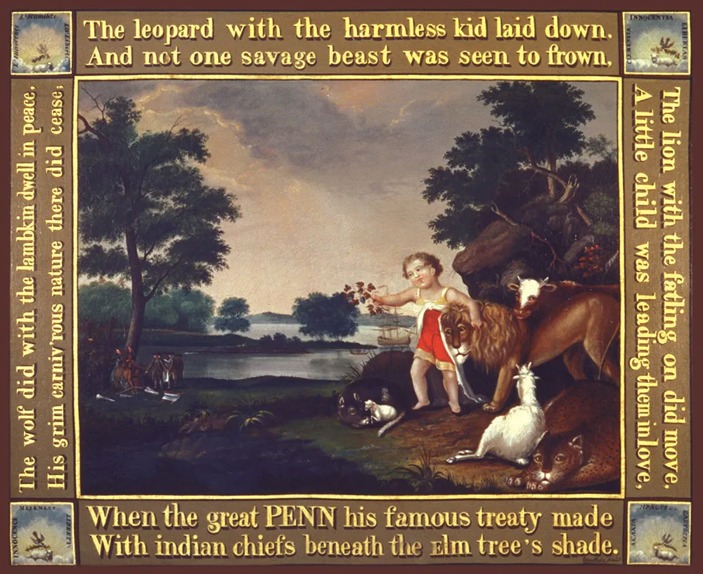 Painting of Peaceable Kingdom