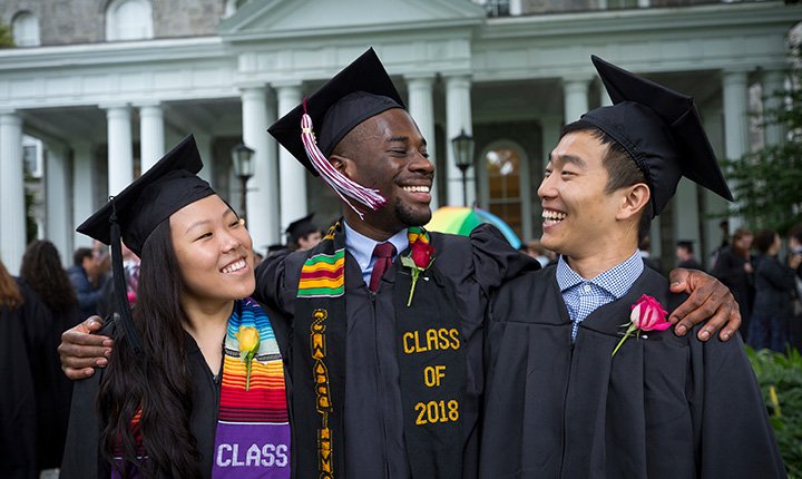 Students celebrate at Commencement 2018