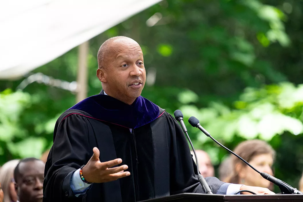 Bryan Stevenson speaks at commencement 2019