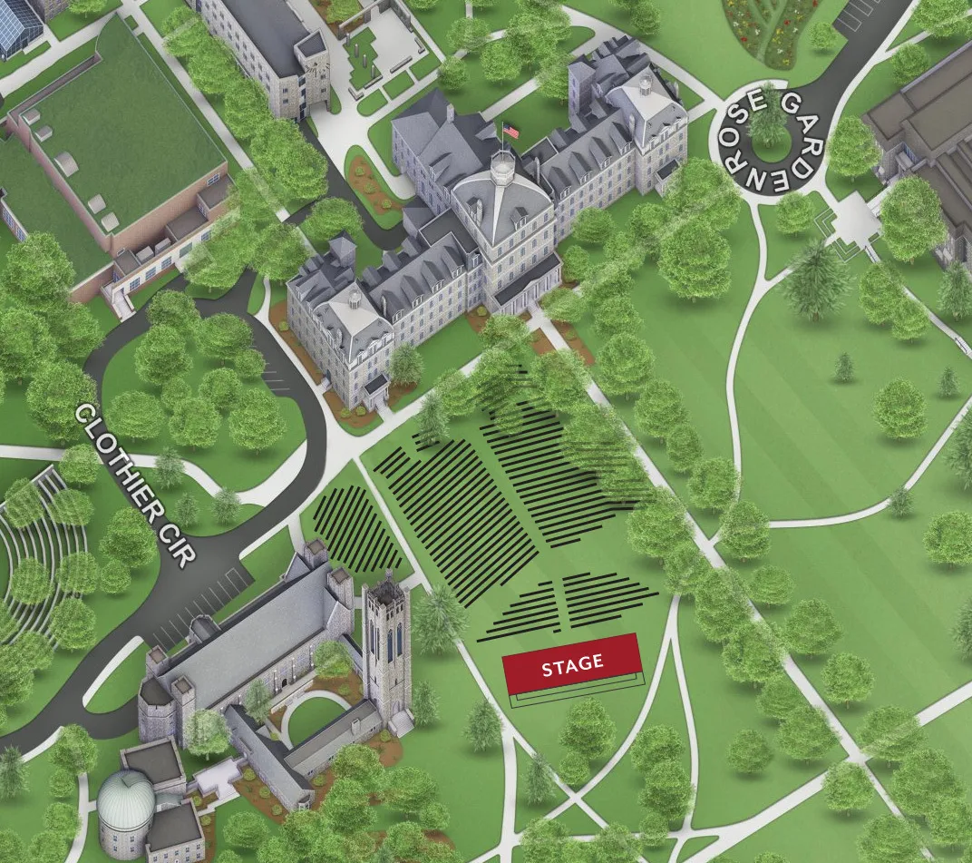 commencement map