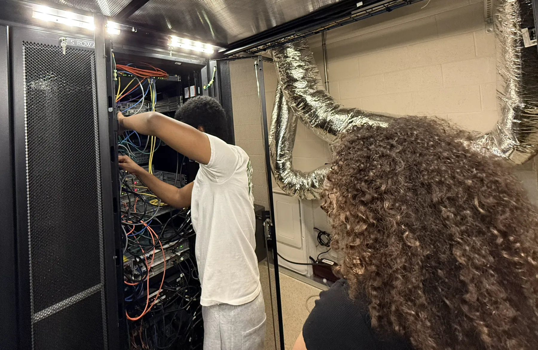 Working in the data center