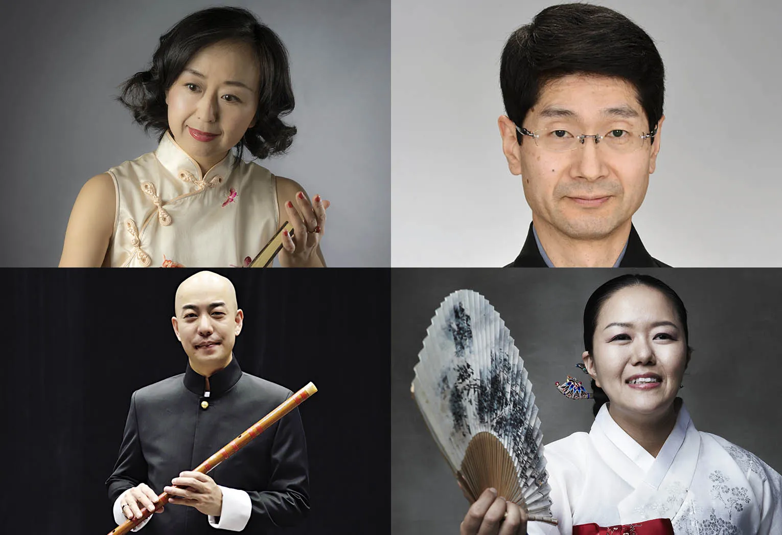 Collage of musicians