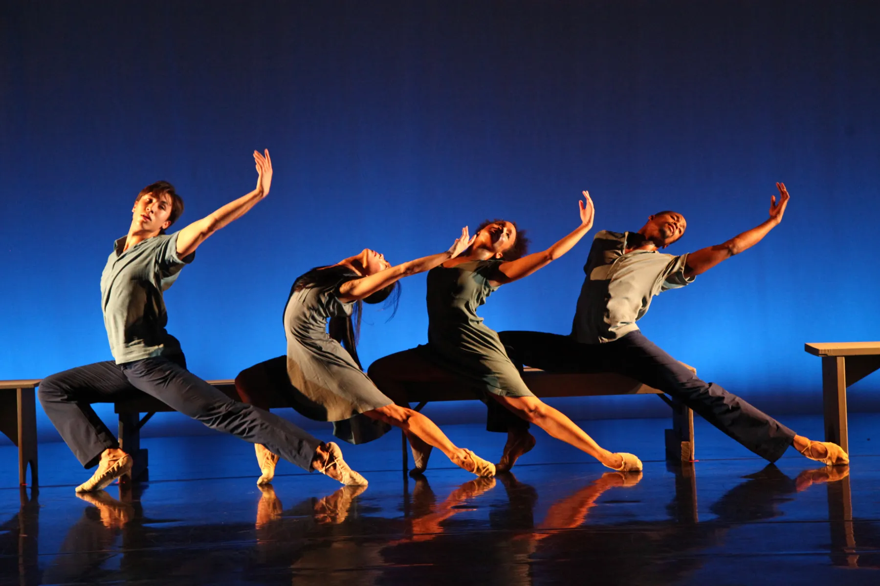 LtoR: Alex Ratcliffe-Lee, Sun Mi Cho, Anna Noble, Daniel Moore (Photo by Bill Hebert)