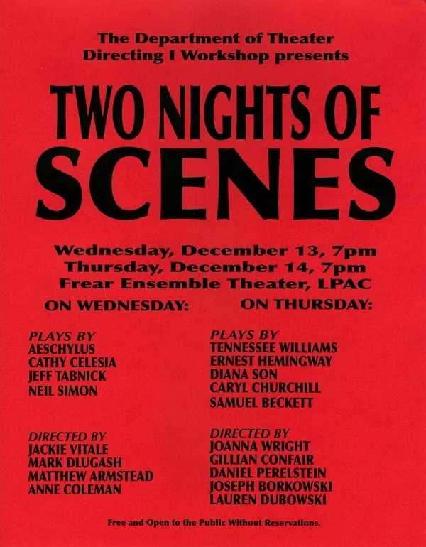 Two Nights of Scenes