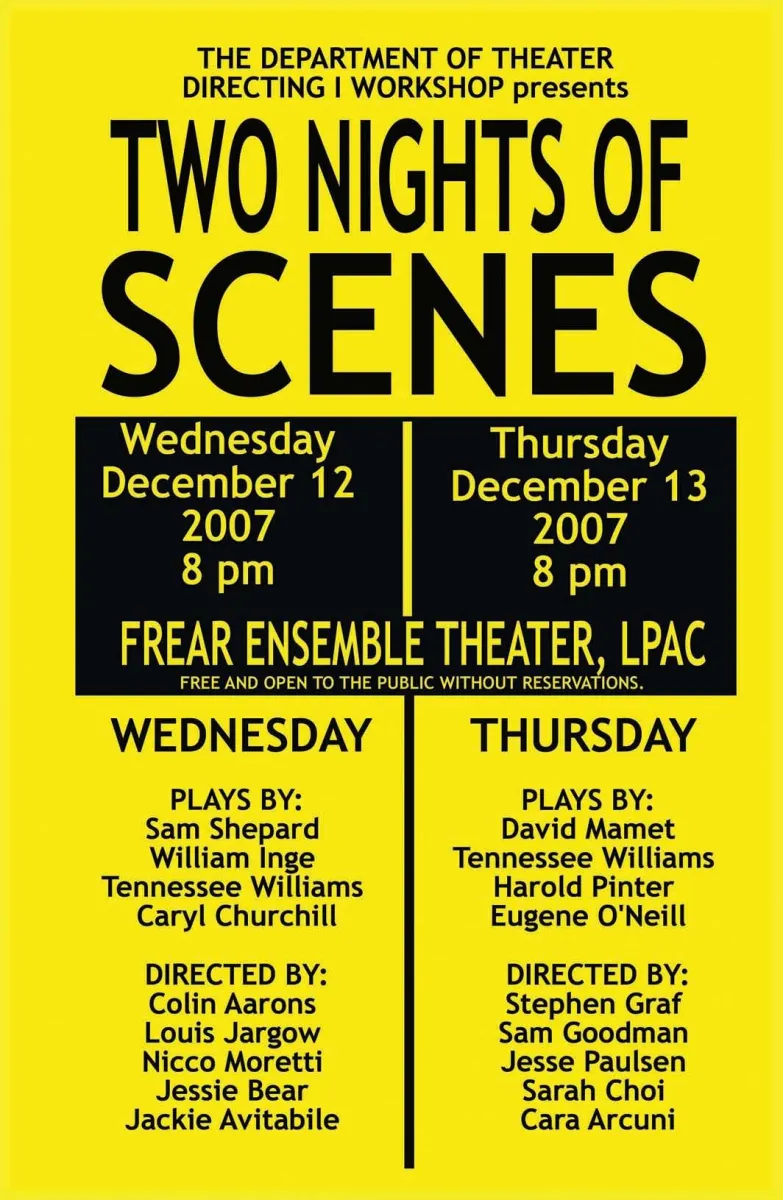 Two Nights of Scenes