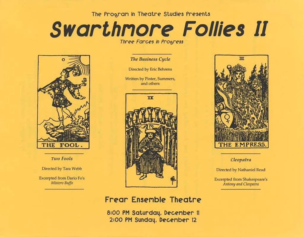 The Second Annual Swarthmore Follies