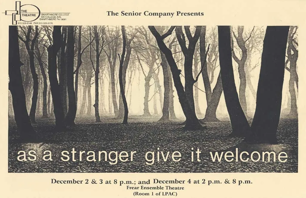As a Stranger Give It Welcome