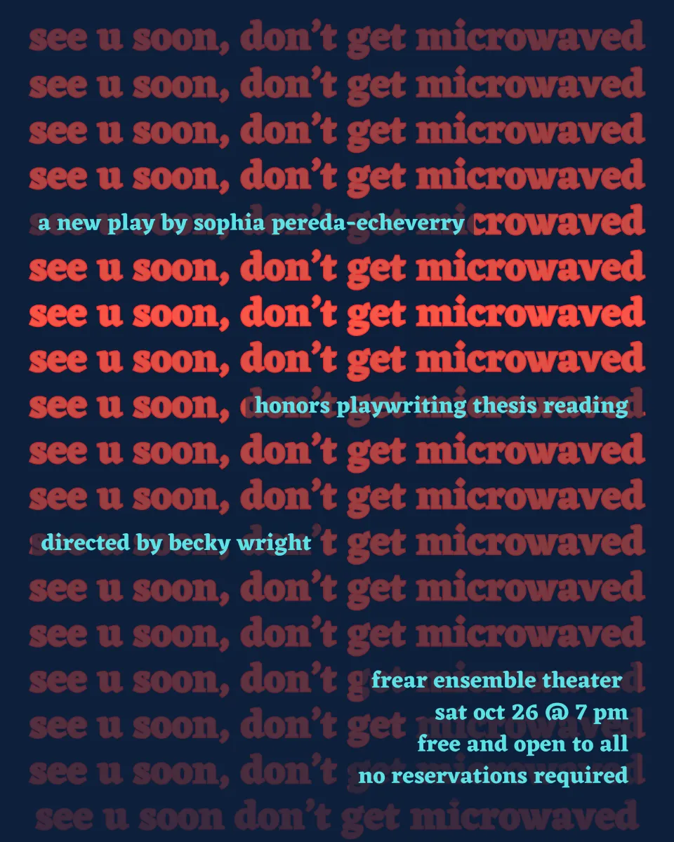 Poster for see u soon, don't get microwaved