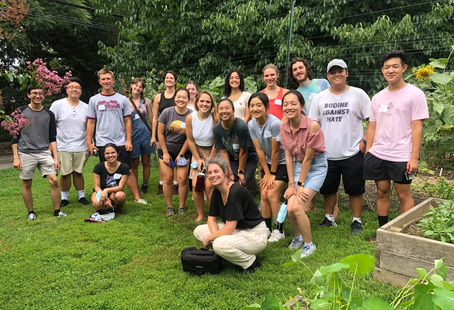 Group of Green Associates posed and smiling