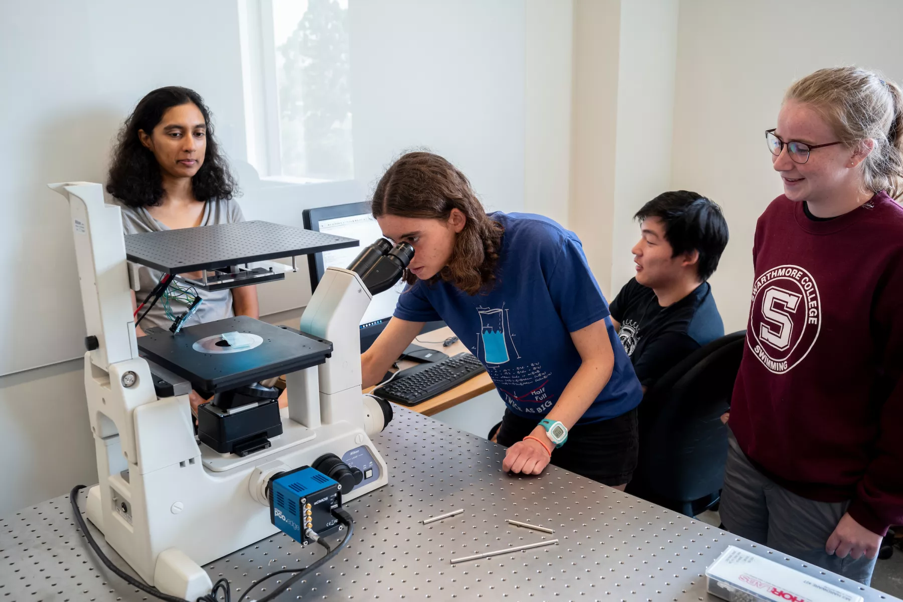 Students in lab