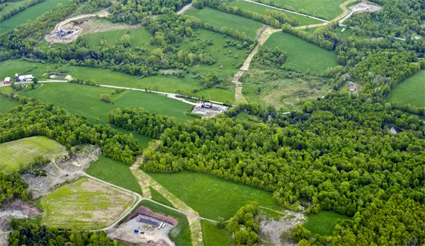 Hydro-Fracking Drill sites in Dimock, PA