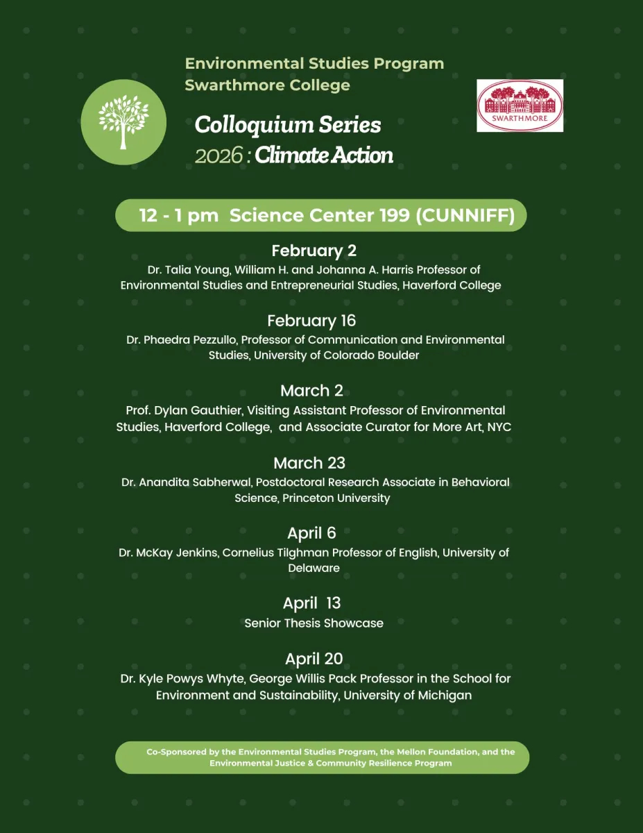 ENVS Colloquium Series 2026
