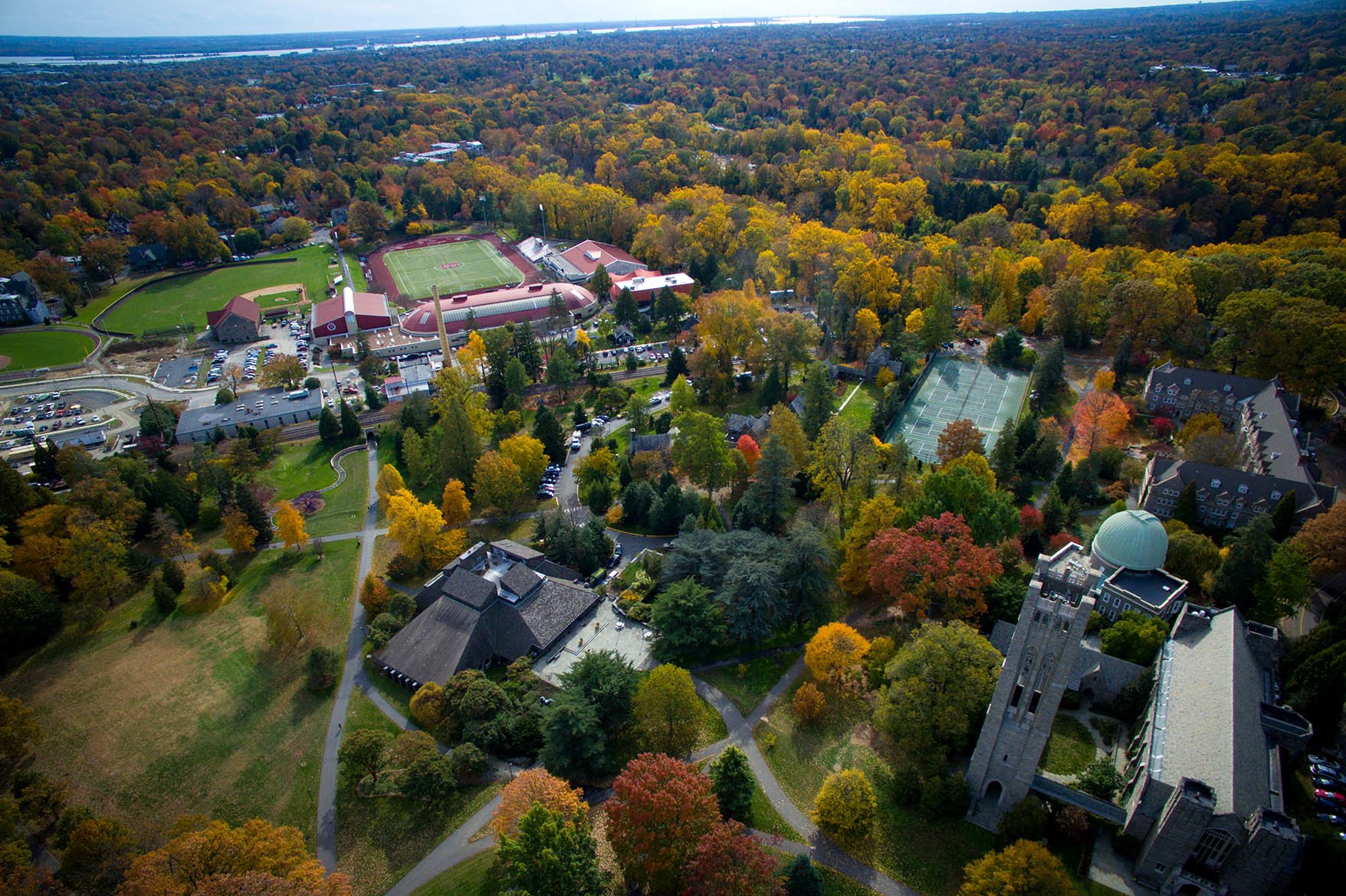 aerial view of south campus
