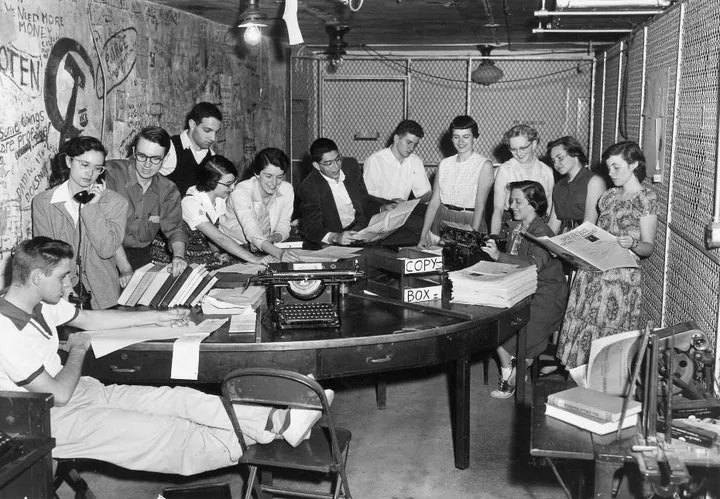 Phoenix Staff from around 1950