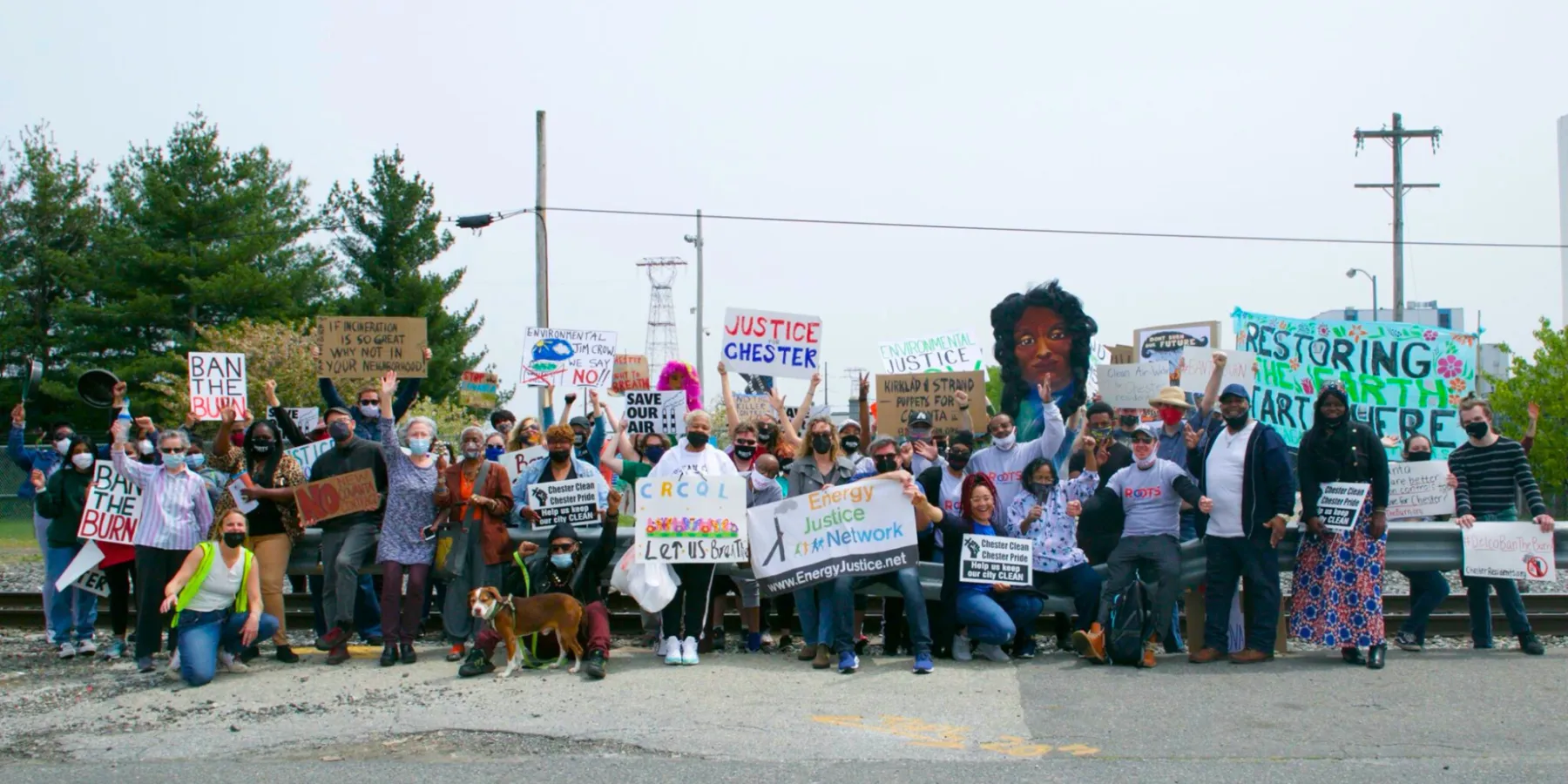 people protesting