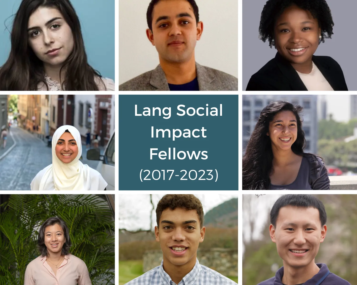Lang Social Impact Fellows from 2017-2025