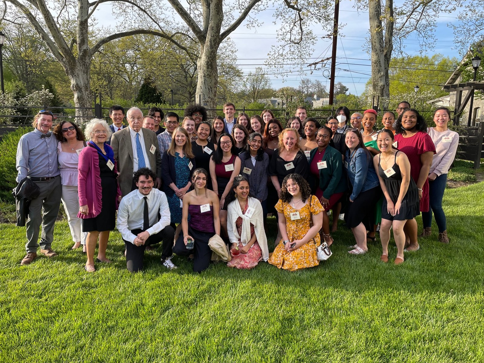 McCabe Scholars and Alumni at the 2022 spring banquet