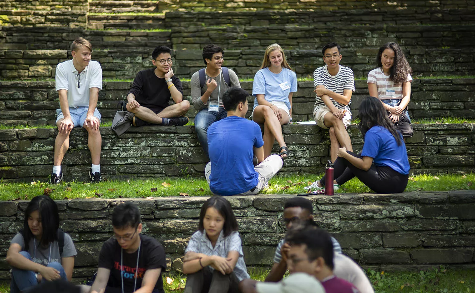 Students talking
