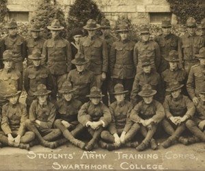 students in uniform on campus