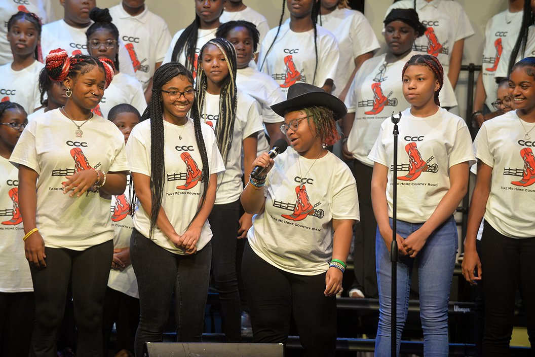 Students perform in Chester Children's Chorus