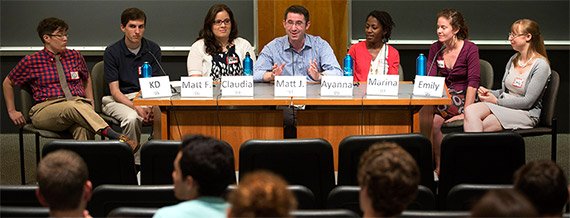 Young Alumni Share Career Experiences with Current Students