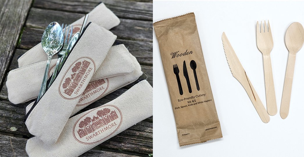 Reusable, Compostable Utensils Becoming the Norm at Swarthmore