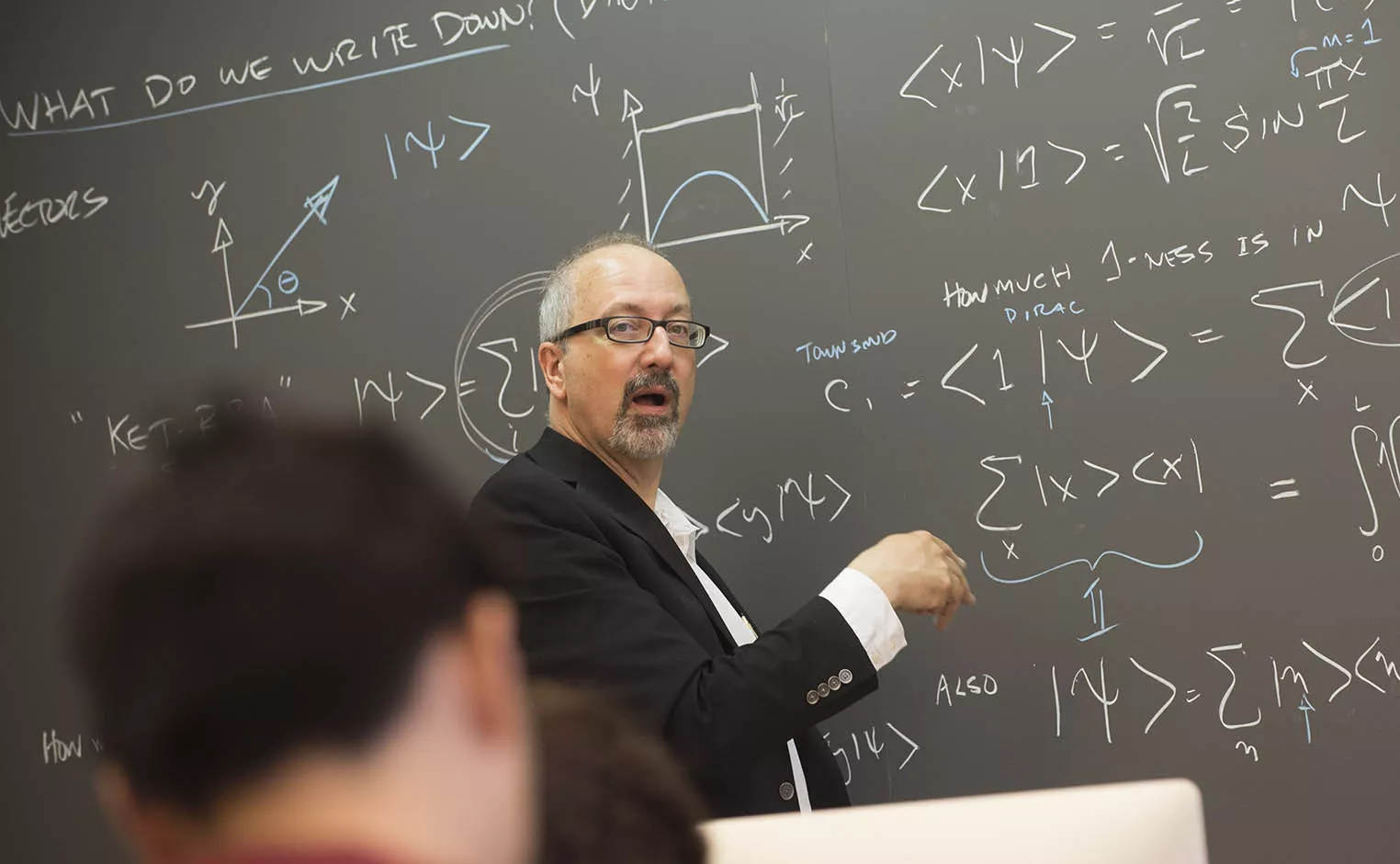 professor lecturing
