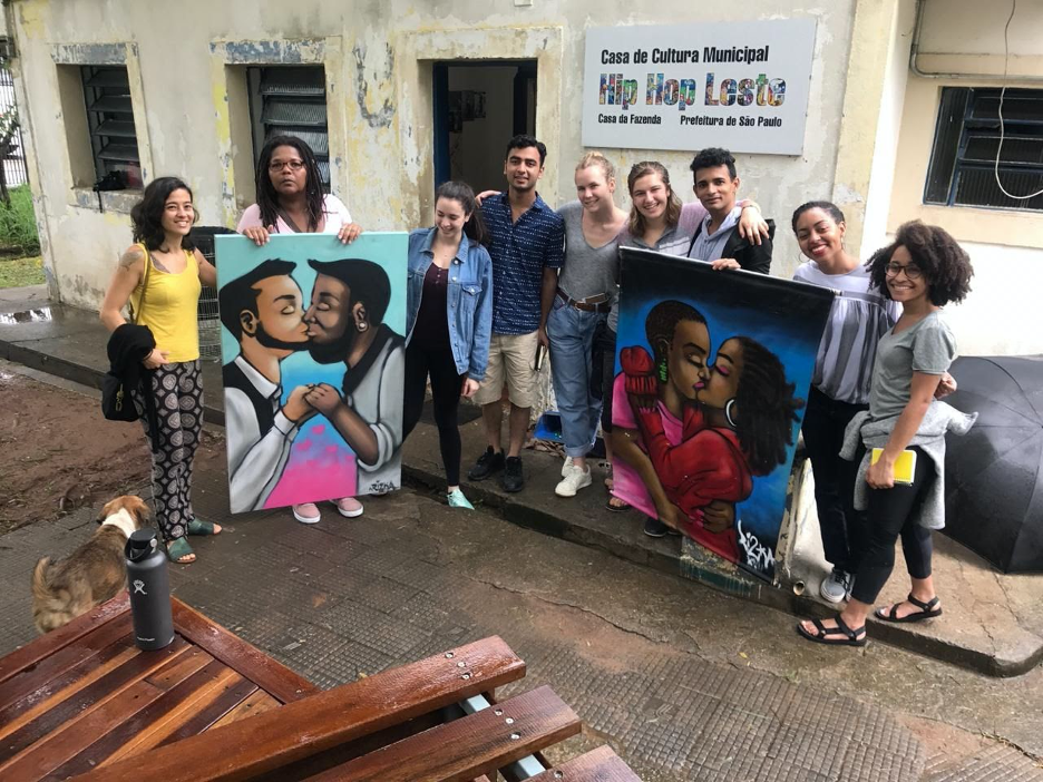 Students on SIT/IHP program in Brazil