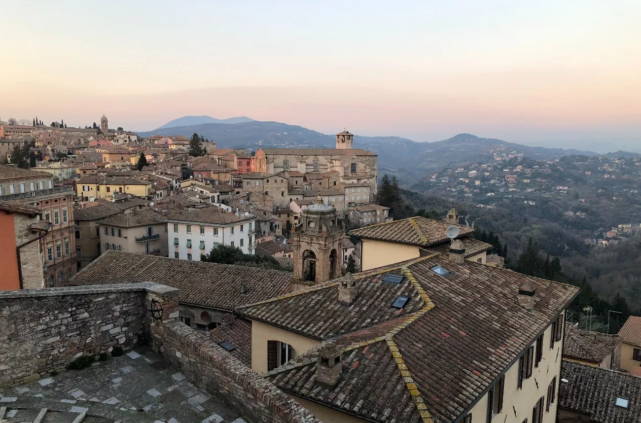 view of Perugia, Italy