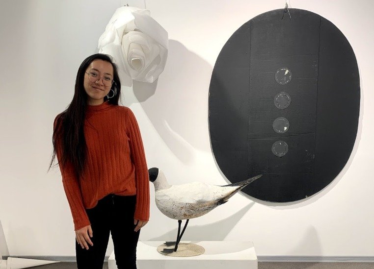 Bellara Huang in the Museum of nonconformist art 
