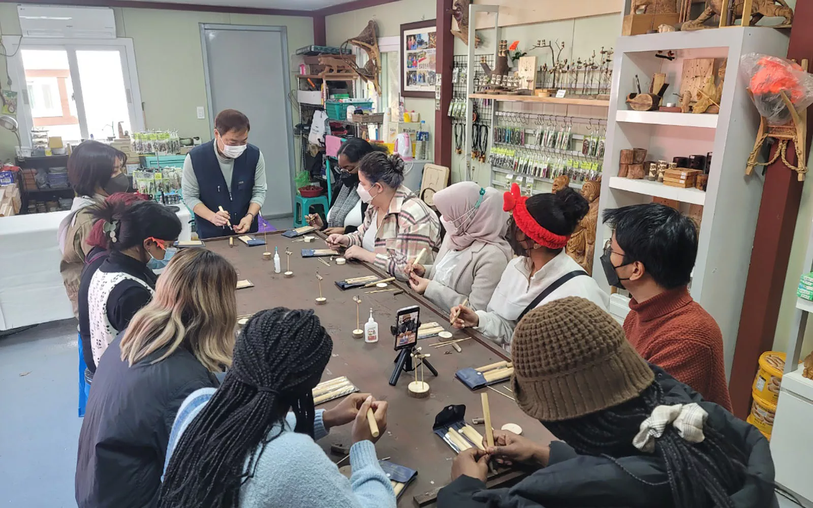 students in a classroom at Yonsei University, South Korea