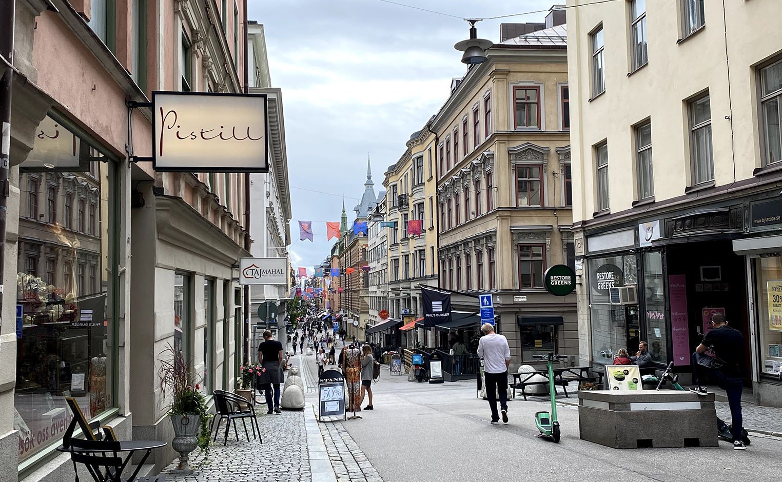 street in Stockholm, Sweden
