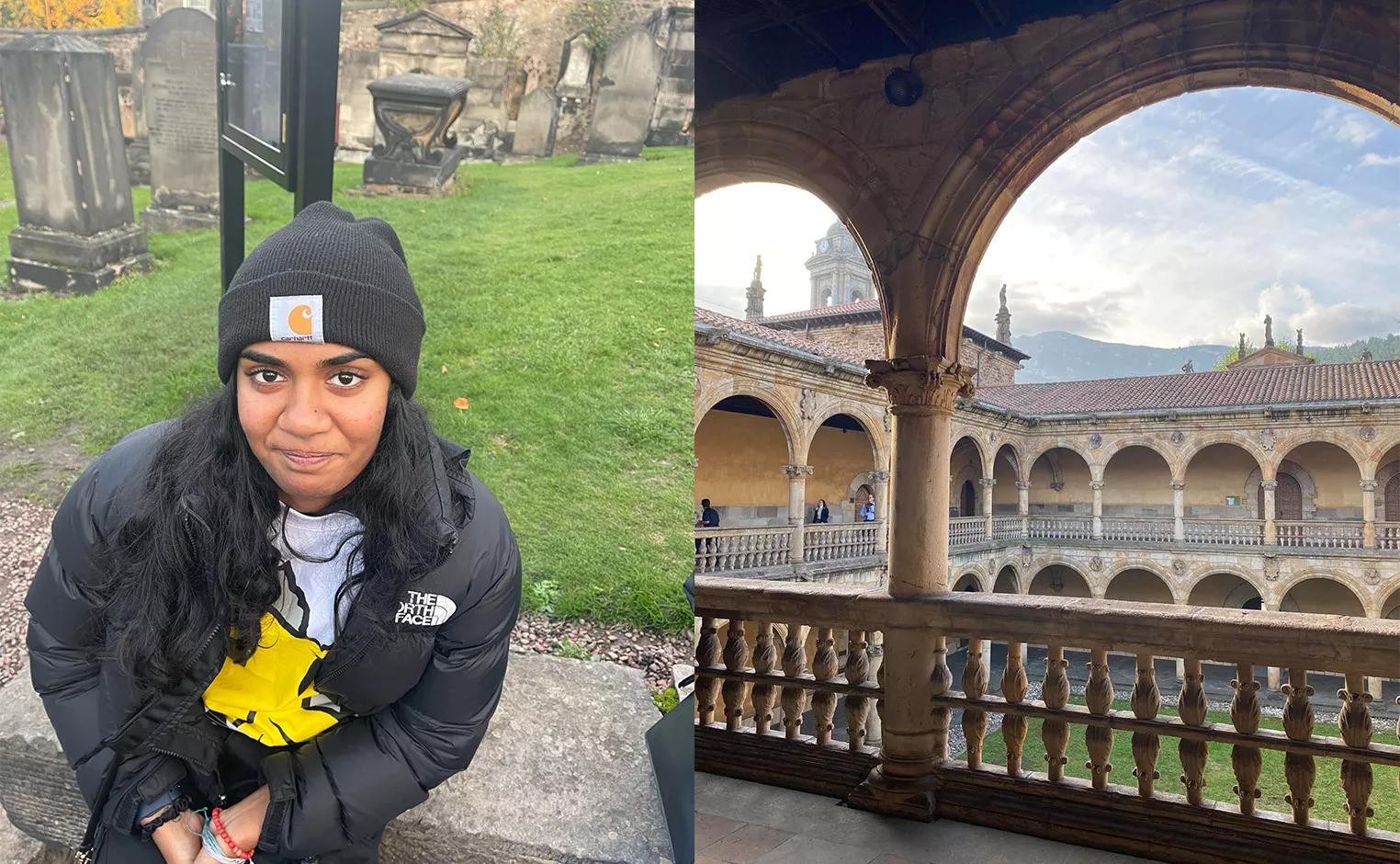 Oviya Kumaran '24 in Edinburgh, Scotland