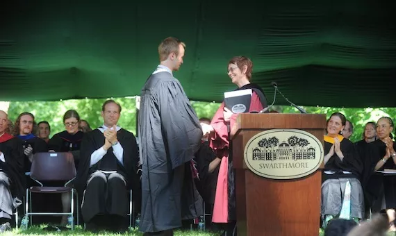 Thomas Powers and Rebecca Chopp
