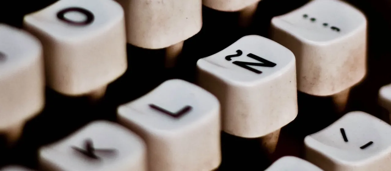 Pictures, typewriter key