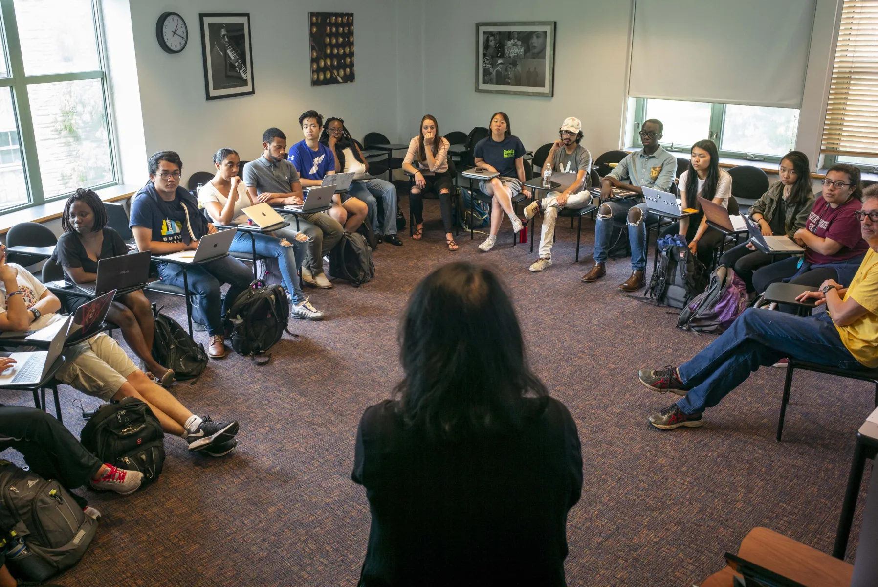 Amy Vollmer with Summer Scholars Students