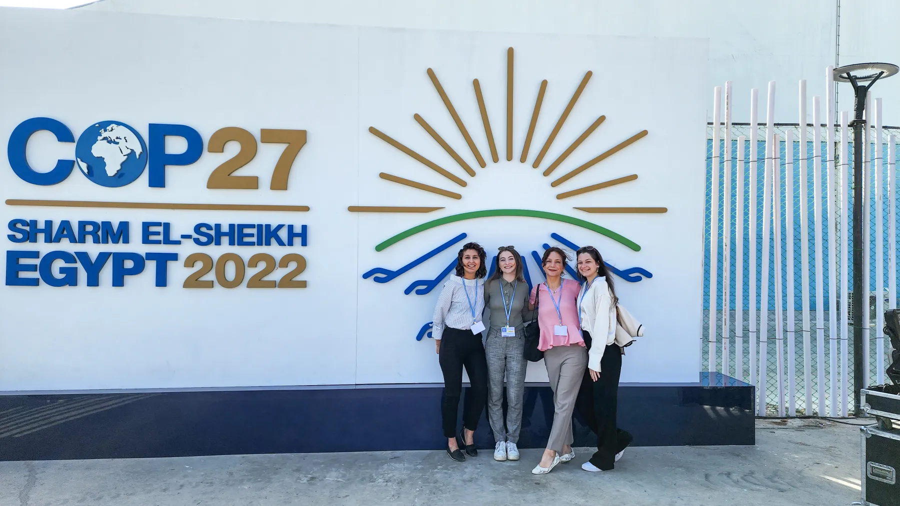 Swarthmore delegation at COP27