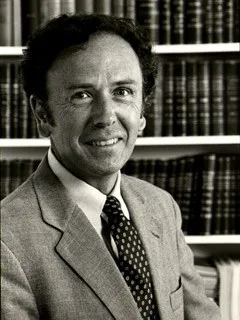 Theodore Friend in his office