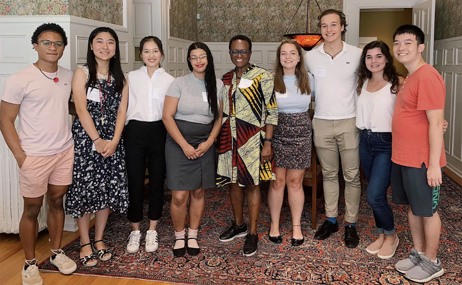 Transfer Student Lunch with President Valerie Smith, 2019.