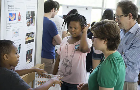 kids at the Science Fair