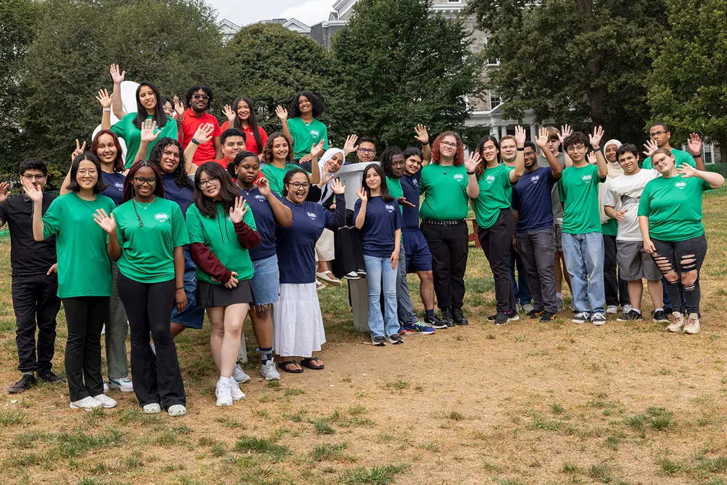S3P group photo on parrish beach